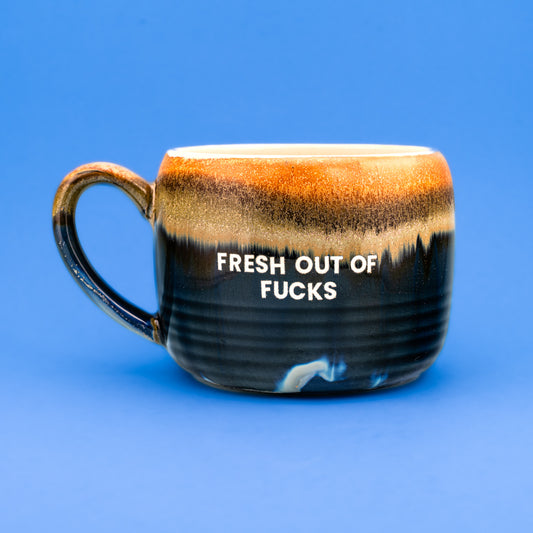 FRESH OUT OF FUCKS - Lava (Navy)
